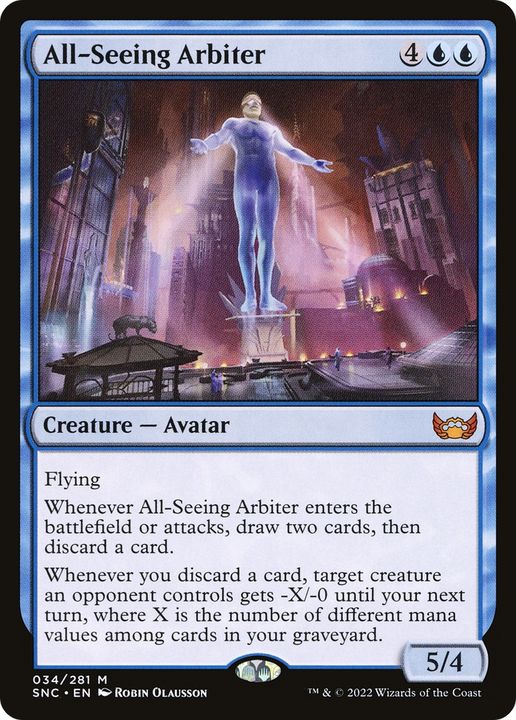 All-Seeing Arbiter in the group Magic the Gathering / Types / Colors / Blue at Proxyprinters.com (73184)