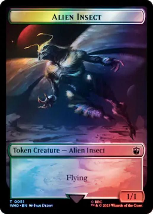 Alien Insect in the group Magic the Gathering / Sets / Doctor Who Tokens at Proxyprinters.com (73185)