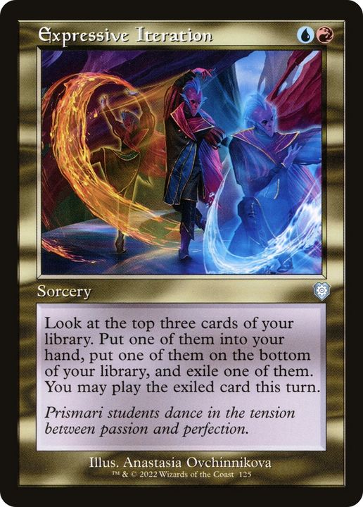 Expressive Iteration in the group Magic the Gathering / Types / Colors / Multicolors / R, U at Proxyprinters.com (73190)