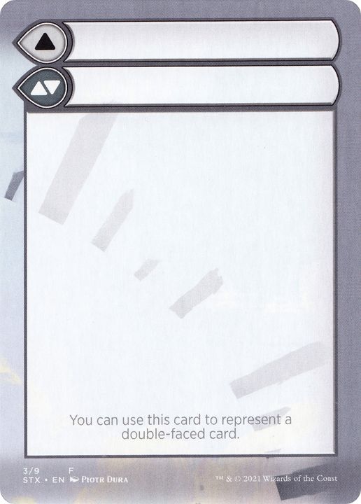 Double-Faced Substitute Card in the group Magic the Gathering / Types / Colors / Colorless at Proxyprinters.com (73197)