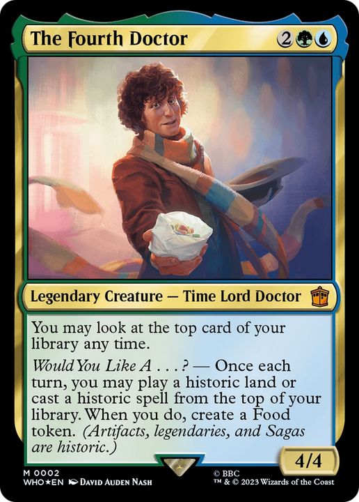 The Fourth Doctor in the group Magic the Gathering / Types / Colors / Multicolors / G, U at Proxyprinters.com (73226)