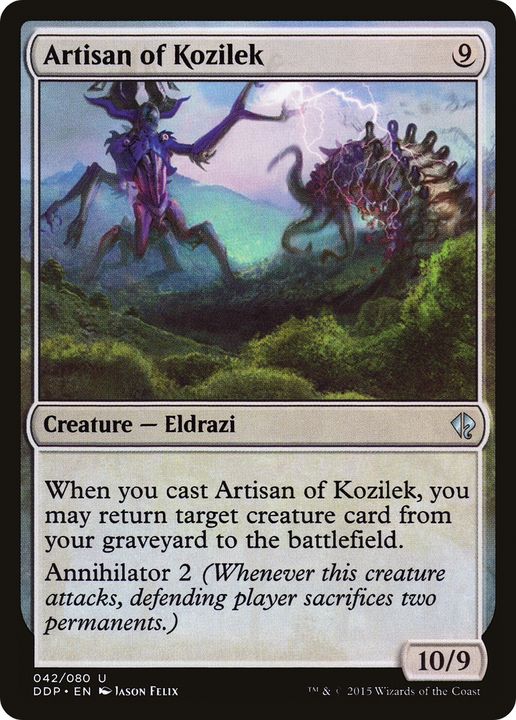 Artisan of Kozilek in the group Magic the Gathering / Sets / Duel Decks: Zendikar vs. Eldrazi at Proxyprinters.com (73248)