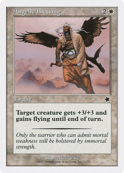 Angelic Blessing in the group Magic the Gathering / Types / Colors / White at Proxyprinters.com (73253)