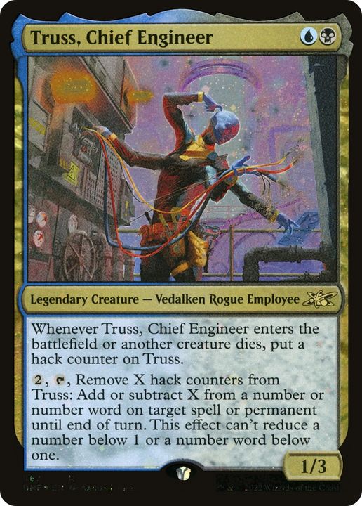 Truss, Chief Engineer in the group Magic the Gathering / Types / Colors / Multicolors / B, U at Proxyprinters.com (73261)