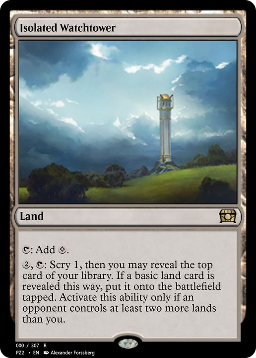 Isolated Watchtower in the group Magic the Gathering / Types / Colors / Colorless at Proxyprinters.com (73273)