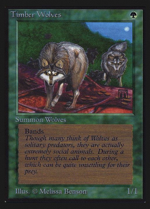 Timber Wolves in the group Magic the Gathering / Types / Colors / Green at Proxyprinters.com (73310)