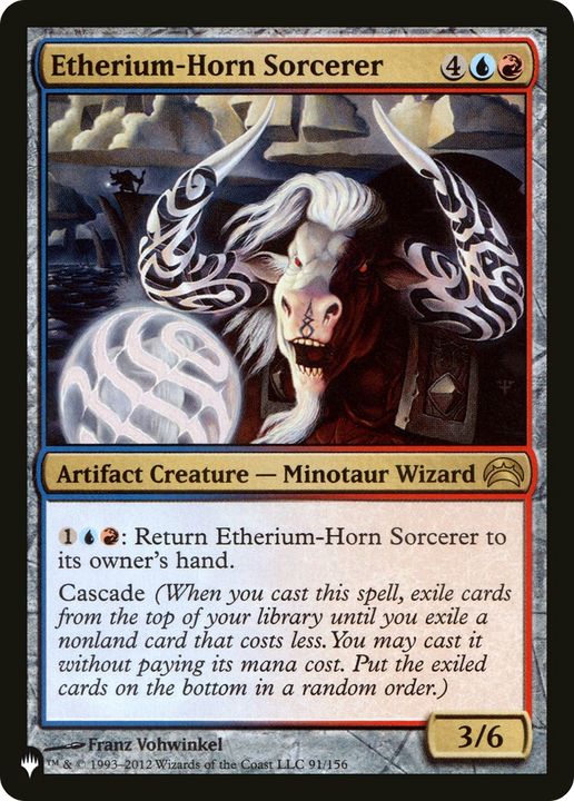 Etherium-Horn Sorcerer in the group Magic the Gathering / Sets / The List at Proxyprinters.com (73345)