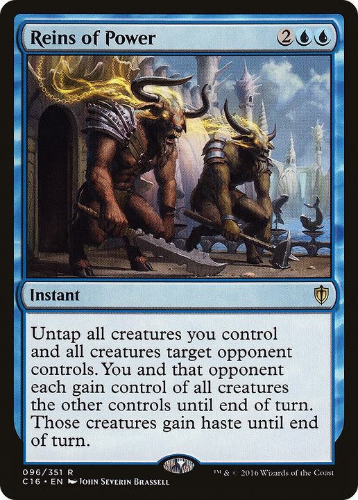 Reins of Power in the group Magic the Gathering / Sets / Commander 2016 at Proxyprinters.com (73375)