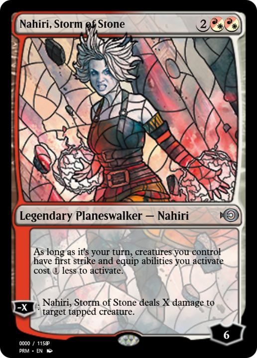 Nahiri, Storm of Stone in the group Magic the Gathering / Types / Colors / Multicolors / R, W at Proxyprinters.com (73389)