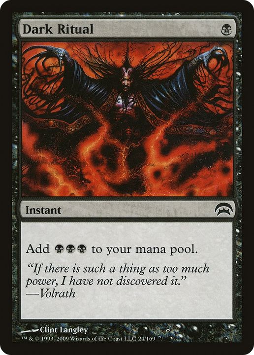 Dark Ritual in the group Magic the Gathering / Types / Colors / Black at Proxyprinters.com (73398)