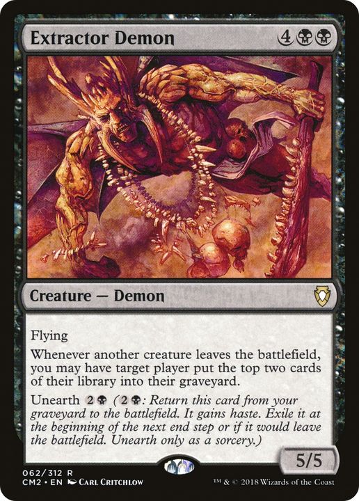 Extractor Demon in the group Magic the Gathering / Types / Colors / Black at Proxyprinters.com (73418)