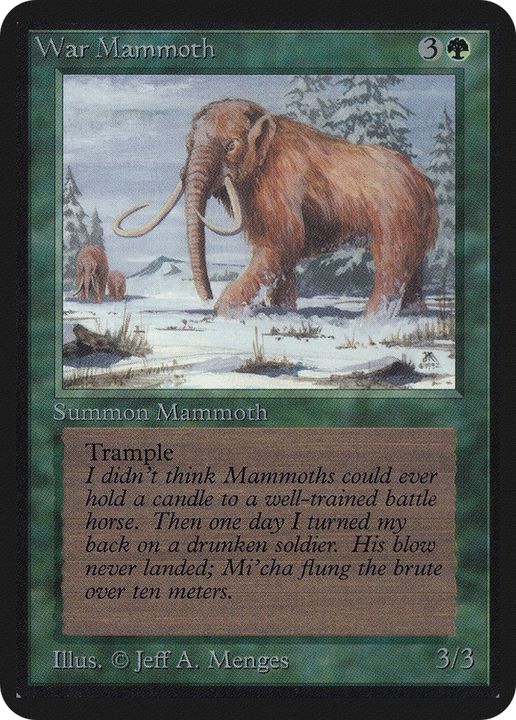 War Mammoth in the group Singles at Proxyprinters.com (73425)