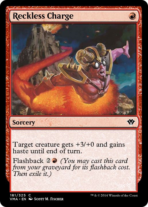 Reckless Charge in the group Magic the Gathering / Types / Colors / Red at Proxyprinters.com (73436)