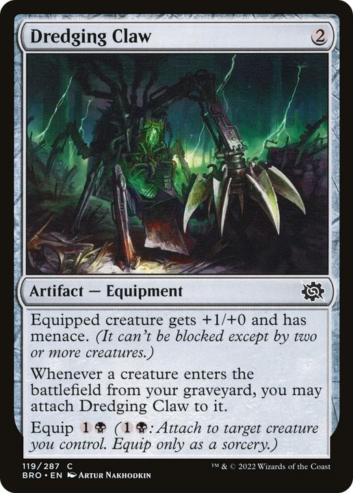 Dredging Claw in the group Magic the Gathering / Types / Artifacts / Artifact at Proxyprinters.com (73437)