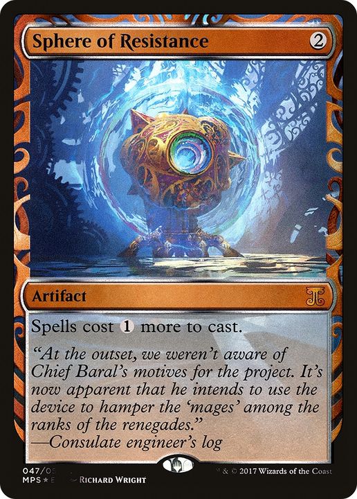 Sphere of Resistance in the group Magic the Gathering / Sets / Kaladesh Inventions at Proxyprinters.com (73446)