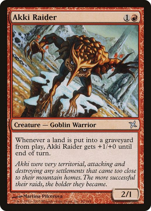 Akki Raider in the group Magic the Gathering / Types / Creatures / Warrior at Proxyprinters.com (73466)