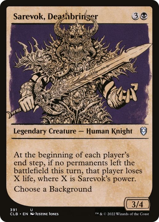 Sarevok, Deathbringer in the group Magic the Gathering / Types / Creatures / Human at Proxyprinters.com (73473)