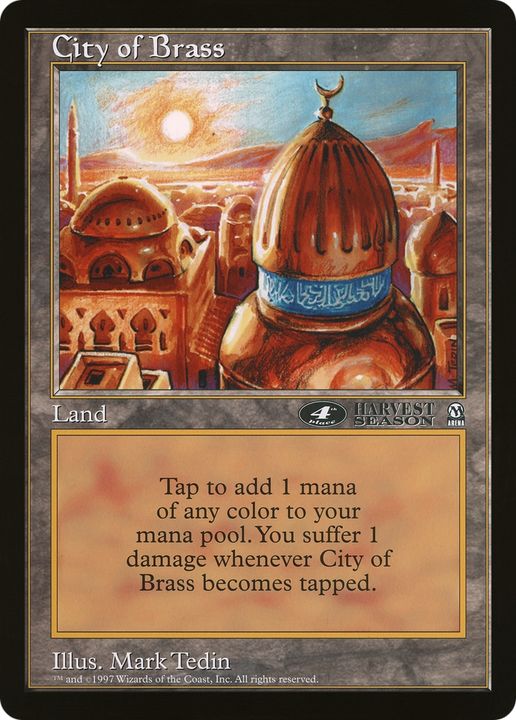 City of Brass in the group Magic the Gathering / Sets / Oversized League Prizes at Proxyprinters.com (73476)