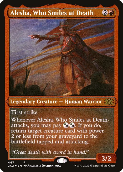 Alesha, Who Smiles at Death in the group Magic the Gathering / Types / Creatures / Warrior at Proxyprinters.com (73498)