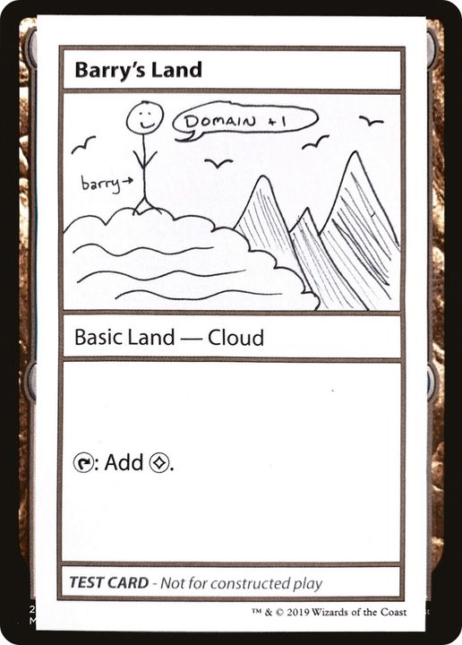 Barry's Land in the group Magic the Gathering / Types / Land / Cloud at Proxyprinters.com (73501)