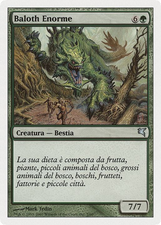 Enormous Baloth in the group Magic the Gathering / Types / Colors / Green at Proxyprinters.com (73505)