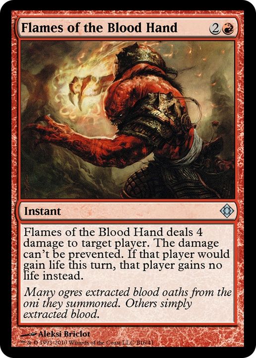 Flames of the Blood Hand in the group Magic the Gathering / Types / Colors / Red at Proxyprinters.com (73518)