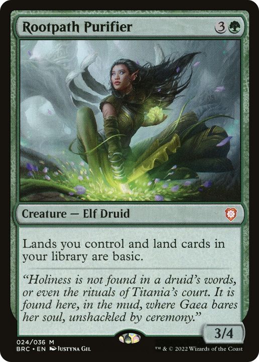 Rootpath Purifier in the group Magic the Gathering / Types / Colors / Green at Proxyprinters.com (73522)