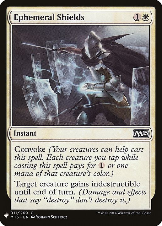 Ephemeral Shields in the group Magic the Gathering / Sets / The List at Proxyprinters.com (73535)