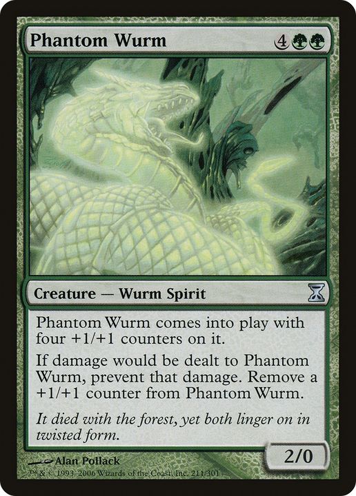 Phantom Wurm in the group Magic the Gathering / Types / Colors / Green at Proxyprinters.com (73576)