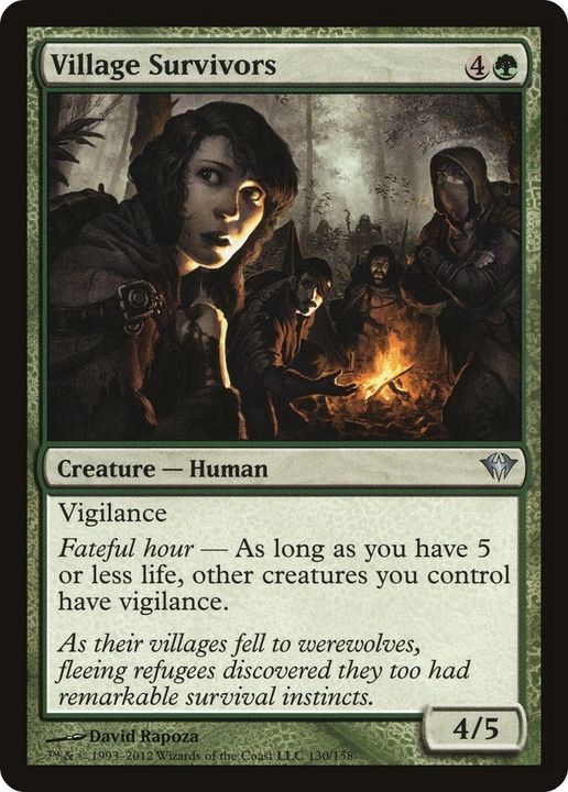 Village Survivors in the group Magic the Gathering / Types / Creatures / Human at Proxyprinters.com (7360)