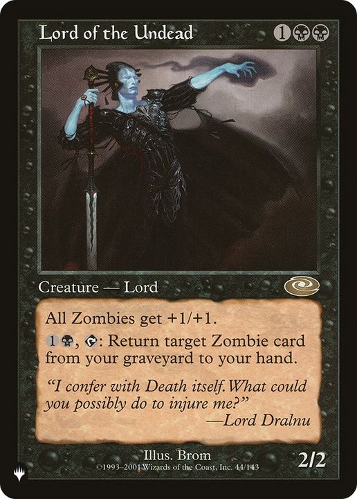 Lord of the Undead in the group Magic the Gathering / Types / Colors / Black at Proxyprinters.com (73600)