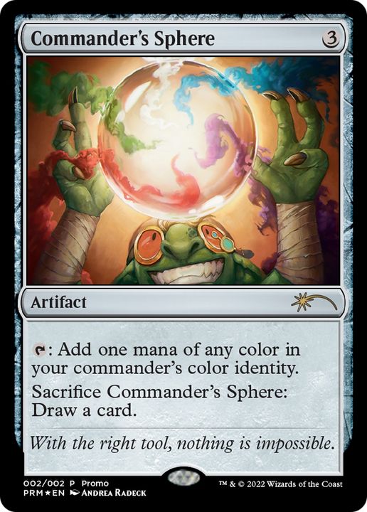 Commander's Sphere in the group Magic the Gathering / Types / Artifacts / Artifact at Proxyprinters.com (73602)