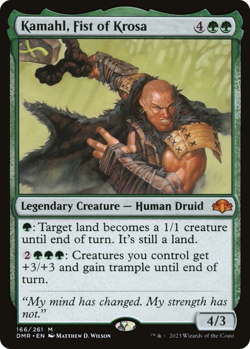 Kamahl, Fist of Krosa in the group Magic the Gathering / Types / Colors / Green at Proxyprinters.com (73610)