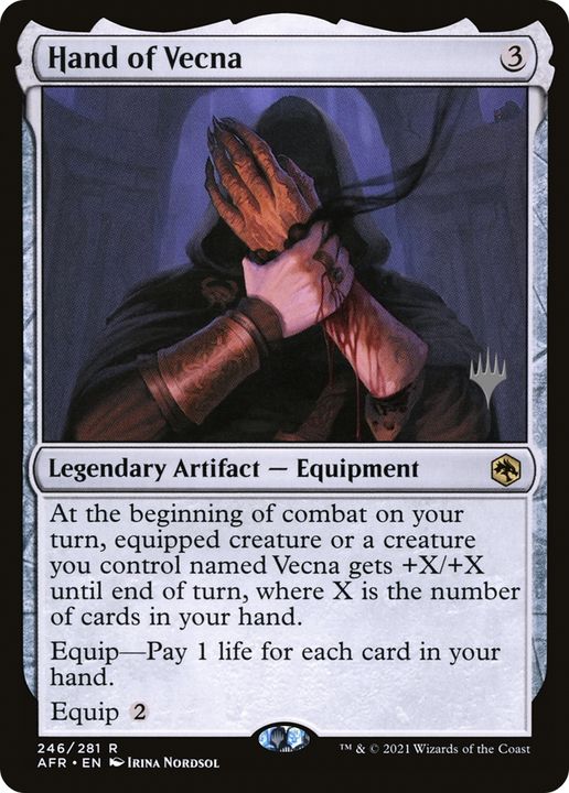 Hand of Vecna in the group Magic the Gathering / Types / Artifacts / Legendary Artifact at Proxyprinters.com (73620)