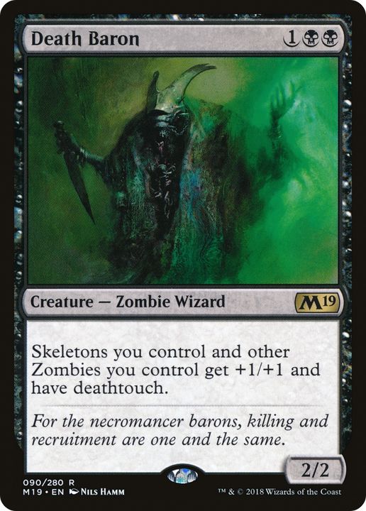 Death Baron in the group Magic the Gathering / Sets / Core Set 2019 at Proxyprinters.com (73622)