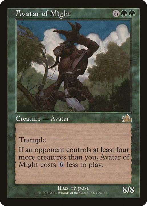 Avatar of Might in the group Magic the Gathering / Types / Colors / Green at Proxyprinters.com (73639)