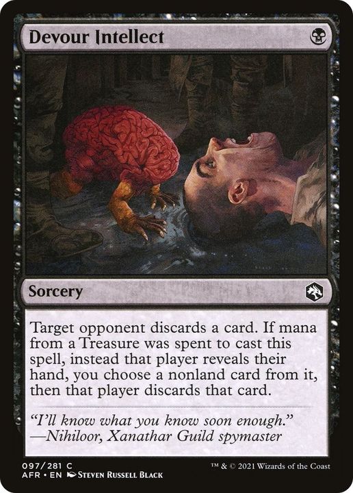 Devour Intellect in the group Magic the Gathering / Sets / Adventures in the Forgotten Realms at Proxyprinters.com (7364)