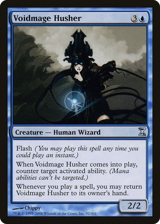 Voidmage Husher in the group Magic the Gathering / Types / Creatures / Wizard at Proxyprinters.com (73641)