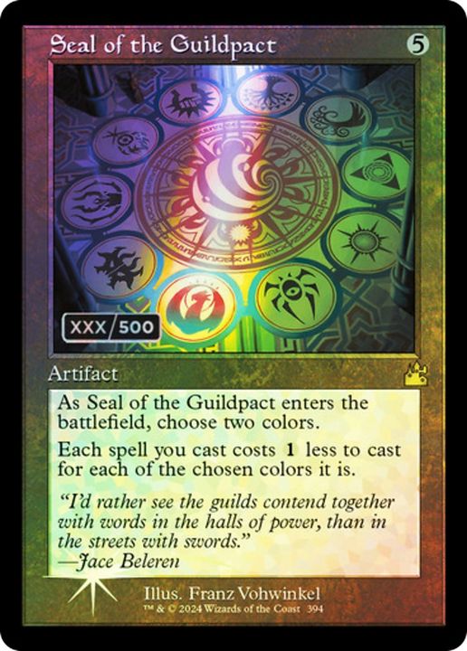 Seal of the Guildpact in the group Magic the Gathering / Types / Artifacts / Artifact at Proxyprinters.com (73645)