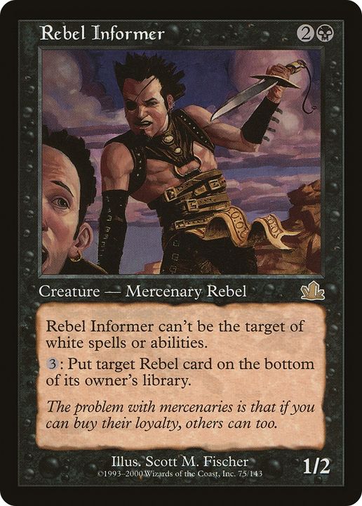 Rebel Informer in the group Magic the Gathering / Sets / Prophecy at Proxyprinters.com (73674)