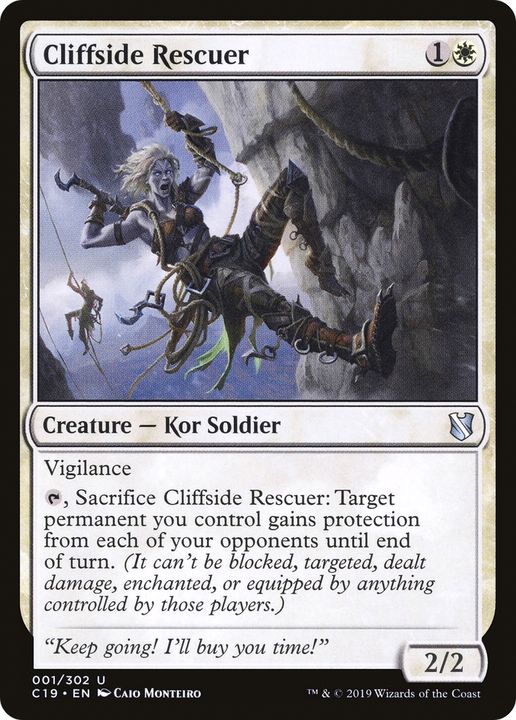 Cliffside Rescuer in the group Magic the Gathering / Types / Colors / White at Proxyprinters.com (73686)