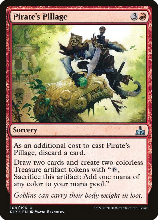 Pirate's Pillage in the group Magic the Gathering / Types / Colors / Red at Proxyprinters.com (73692)