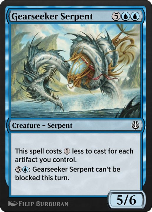 Gearseeker Serpent in the group Magic the Gathering / Sets / Kaladesh Remastered at Proxyprinters.com (73694)