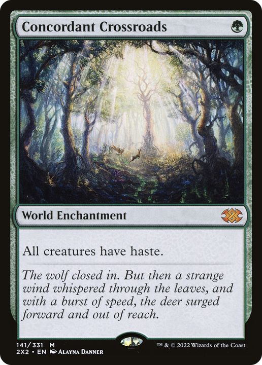 Concordant Crossroads in the group Magic the Gathering / Types / Colors / Green at Proxyprinters.com (73702)