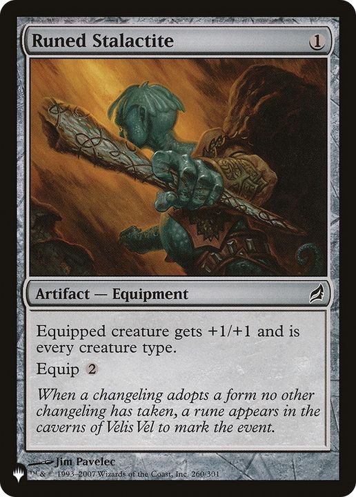 Runed Stalactite in the group Magic the Gathering / Types / Artifacts / Artifact at Proxyprinters.com (73704)