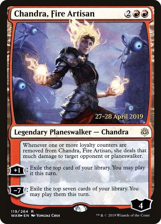 Chandra, Fire Artisan in the group Magic the Gathering / Types / Colors / Red at Proxyprinters.com (73712)