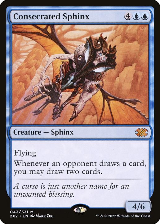 Consecrated Sphinx in the group Magic the Gathering / Types / Colors / Blue at Proxyprinters.com (73741)