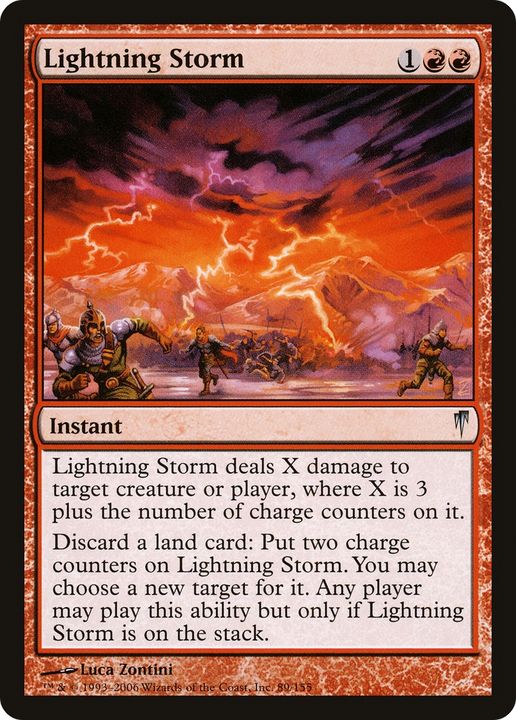 Lightning Storm in the group Magic the Gathering / Types / Colors / Red at Proxyprinters.com (73746)