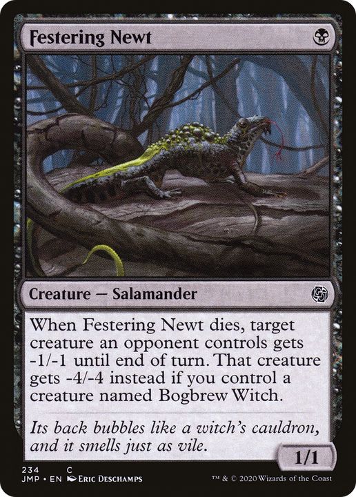 Festering Newt in the group Magic the Gathering / Types / Colors / Black at Proxyprinters.com (73785)