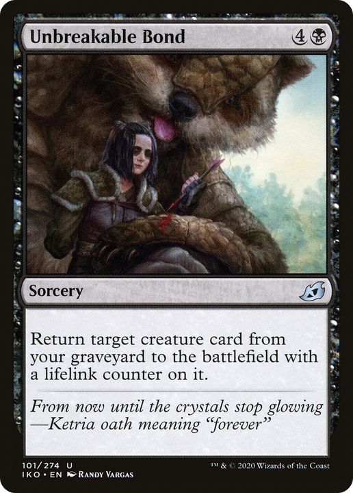 Unbreakable Bond in the group Magic the Gathering / Types / Colors / Black at Proxyprinters.com (73788)